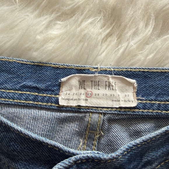 We The Free High Rise Distressed Loose Straight Jeans - Picture 5 of 8